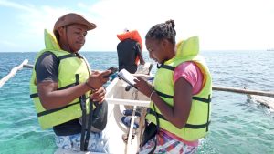 Researchers head out to monitor Marine Protected Area boundaries—where science meets the sea, and local stewardship takes the lead.