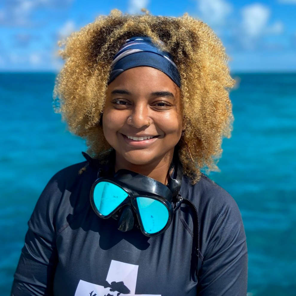 From intern to coral team lead, Meghyn now mentors others while leading restoration work across The Bahamas