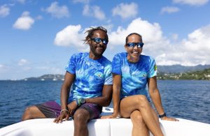 Barbados Blue and Eco Dive Grenada dive shop owners Andre Miller and Christine Finney (Credit: Eco Dive)