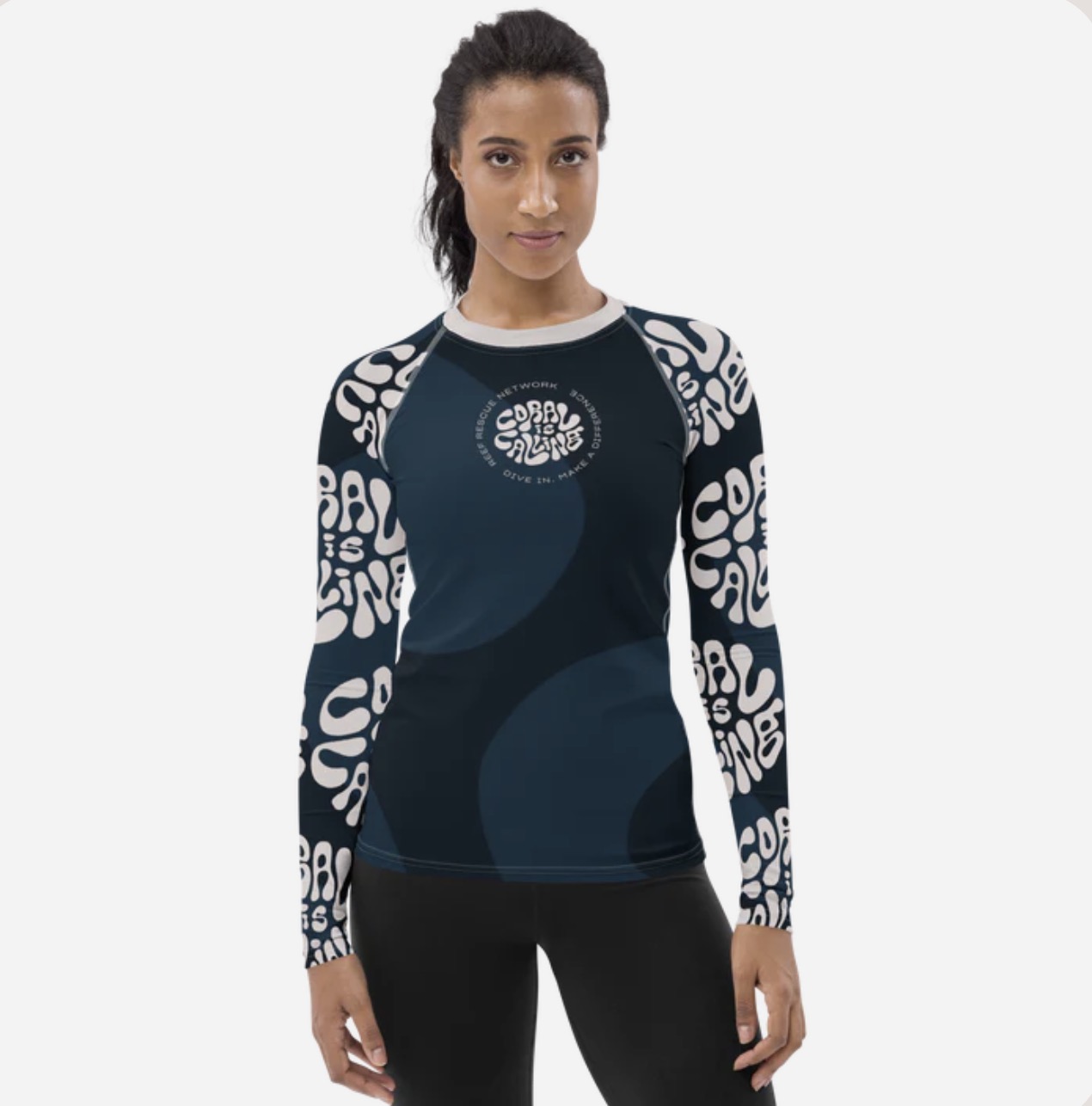 Coral is Calling Rash Guard