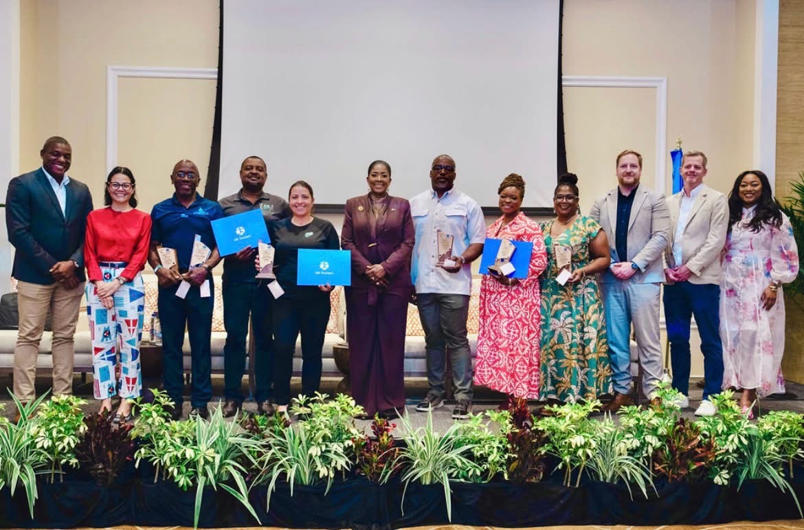 CCEA award recipients at the UN Tourism Bahamas Sustainable Islands Challenge, Nassau, May 2026