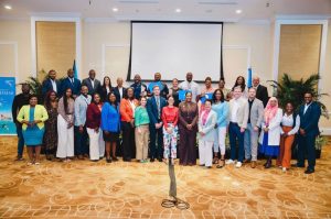 Award recipients at the UN Tourism Bahamas Sustainable Islands Challenge ceremony, Nassau, May 2026