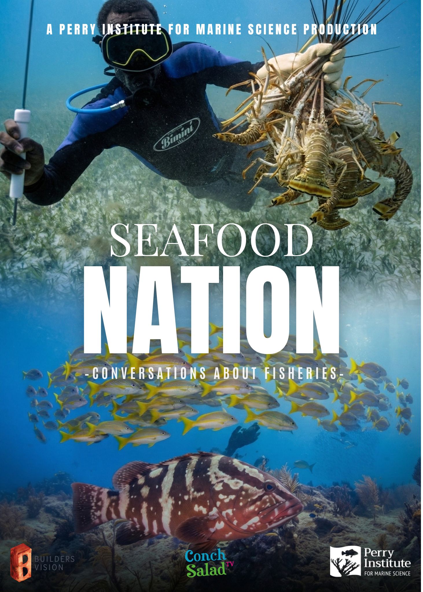 Seafood Nation documentary poster — A Perry Institute for Marine Science Production